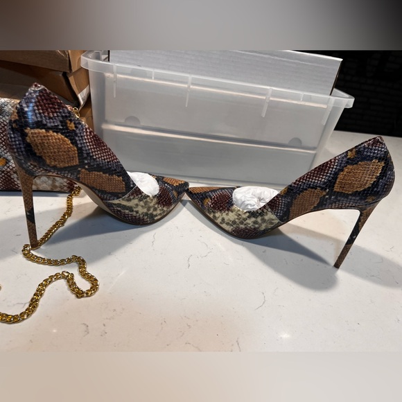 Steve Madden snakeskin vala pump & be sublime bag - Picture 12 of 12